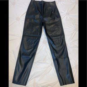 ZARA FAUX Leather pants